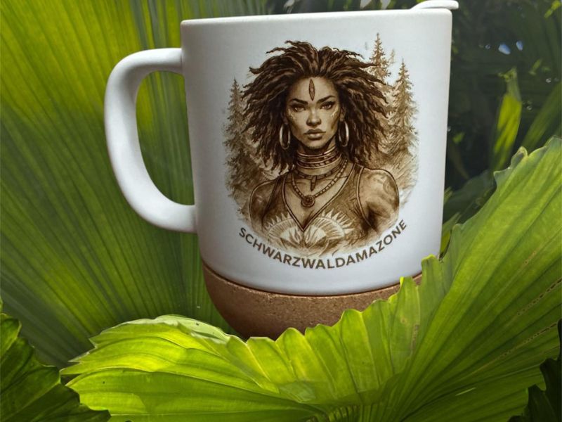 Tasse Keramik Natur Schwarzwald