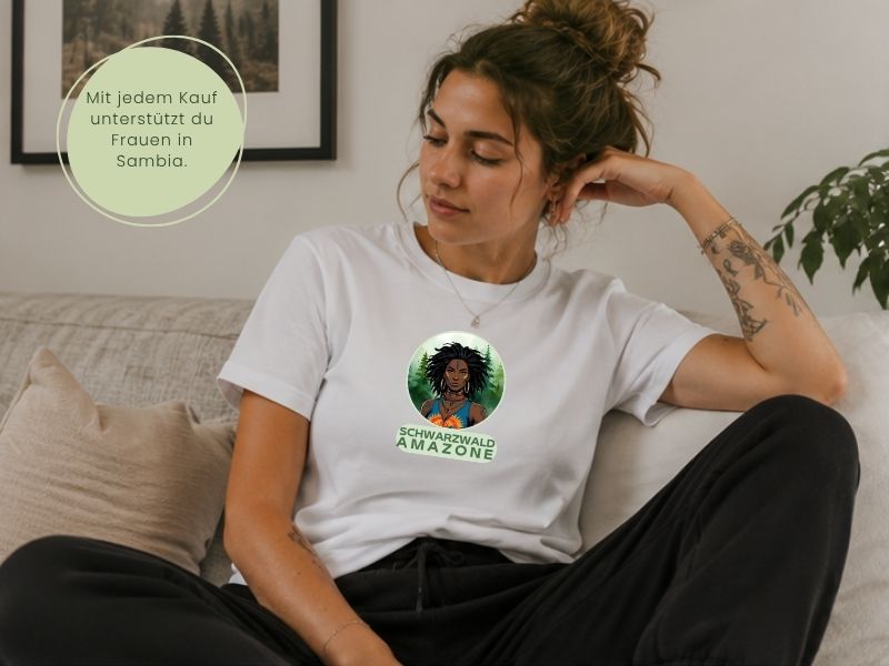 T-shirt Moitv bunt Schwarzwaldfrau