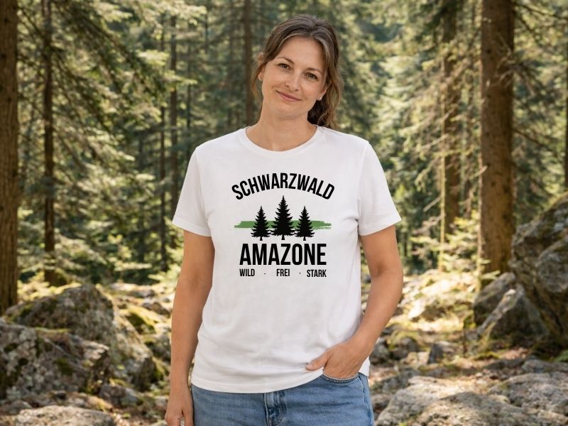 T-shirt Power Frau